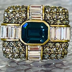 Heidi Daus size 10 vintage wrapped package with bow Ring